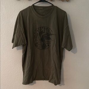 Brixton Green Short Sleeve Tee Classic Crew Neck